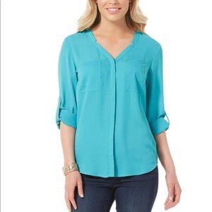 Women's Chiffon Utility Shirt